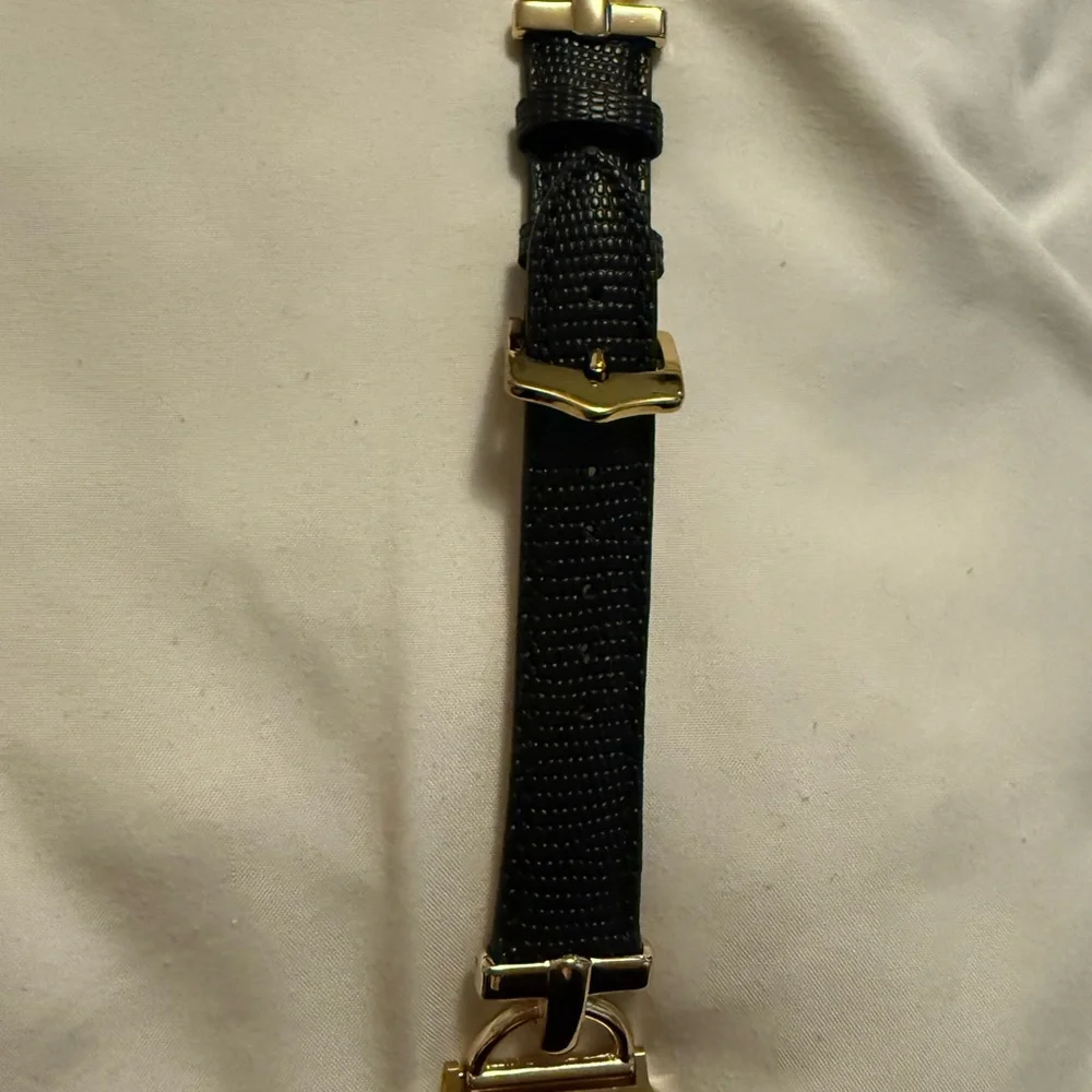 Elegant Black and Gold Smartwatch Case